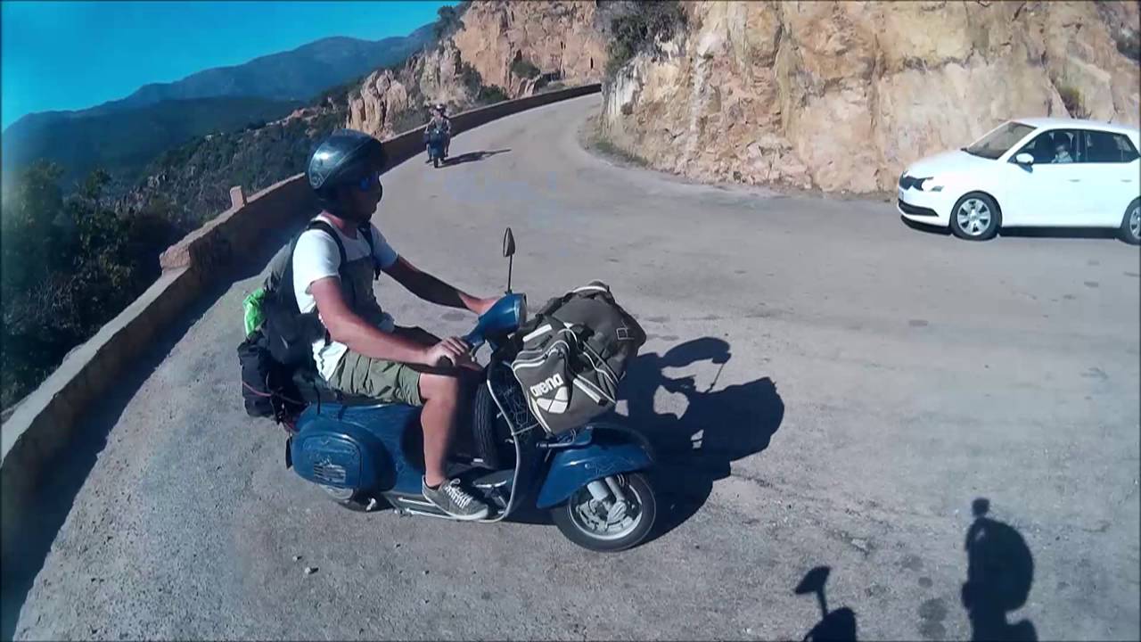 Vespa Road trip from Biella to Sardinia through Corsica.