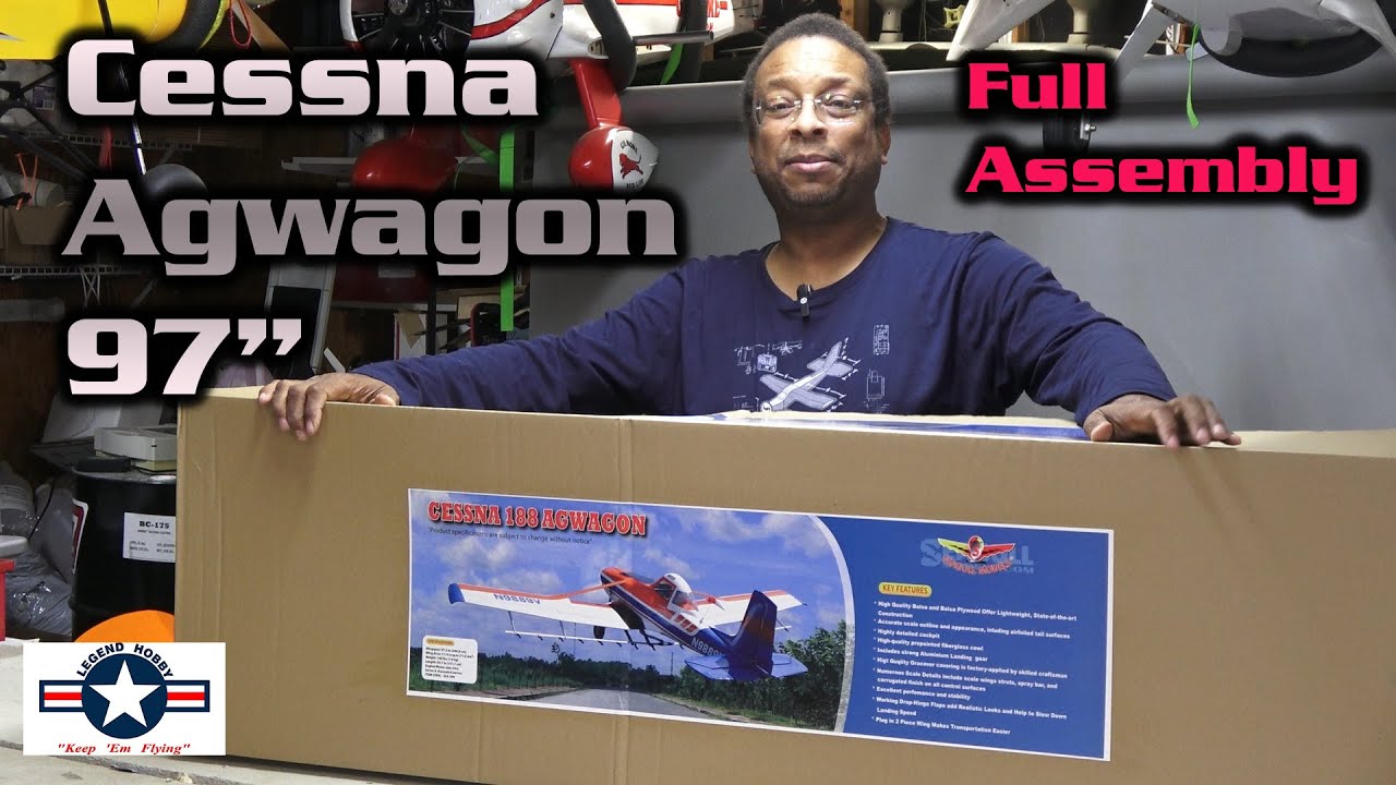 Все насекомые должны умереть! - Сборка Legend Hobby/Seagull Models Cessna C-188 Agwagon | HobbyView