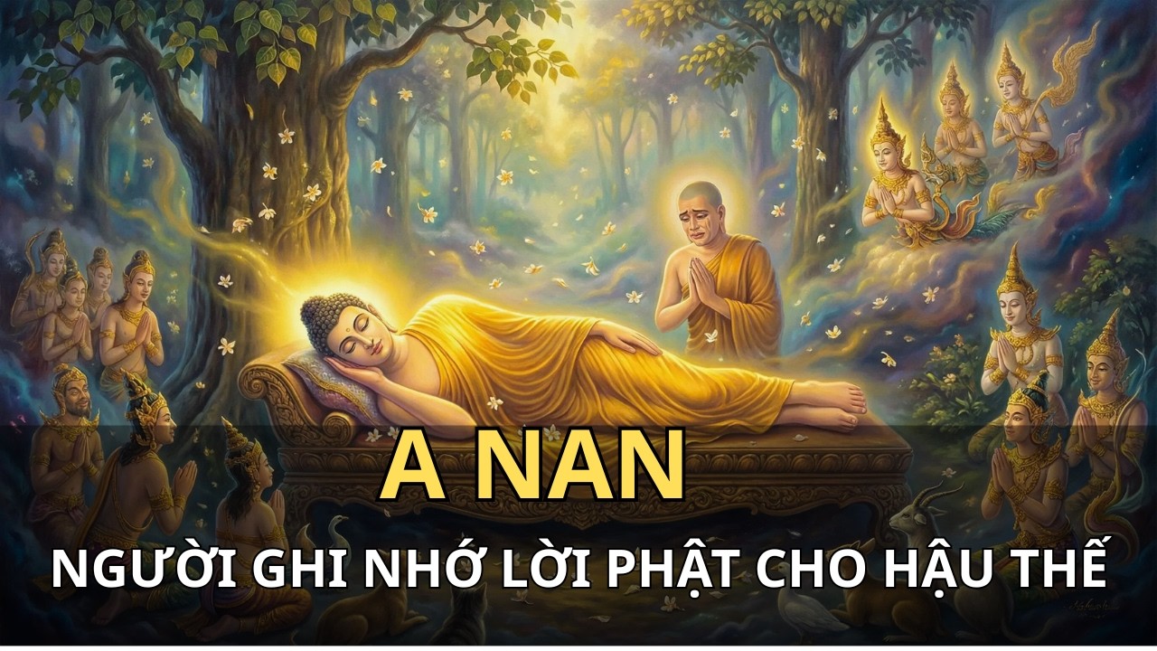 NGÀI A NAN - NGƯỜI GHI NHỚ LỜI PHẬT CHO HẬU THẾ