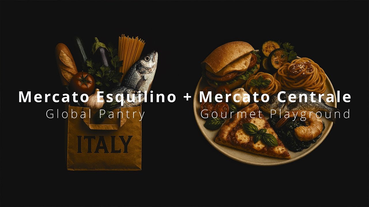 MERCATO ESQUILINO | MERCATO  CENTRALE -- Two Markets. One City. Diverse Culture. Endless Flavors.