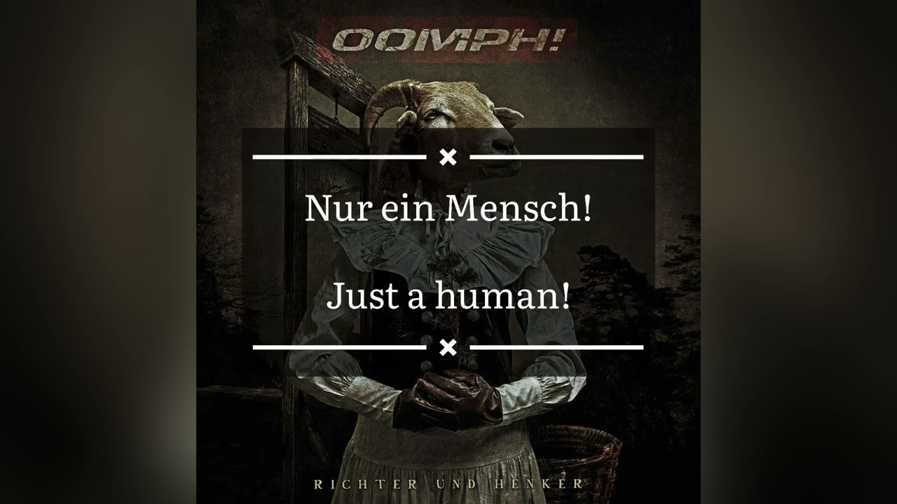 Oomph!- Nur ein Mensch lyrics with English translation