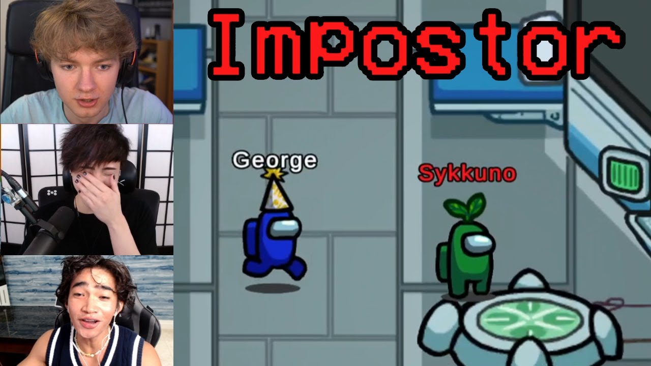 Sykkuno accidentally MARINATES Georgenotfound in Among Us ft: Dream, Tommyinnit, Bretman, Corpse