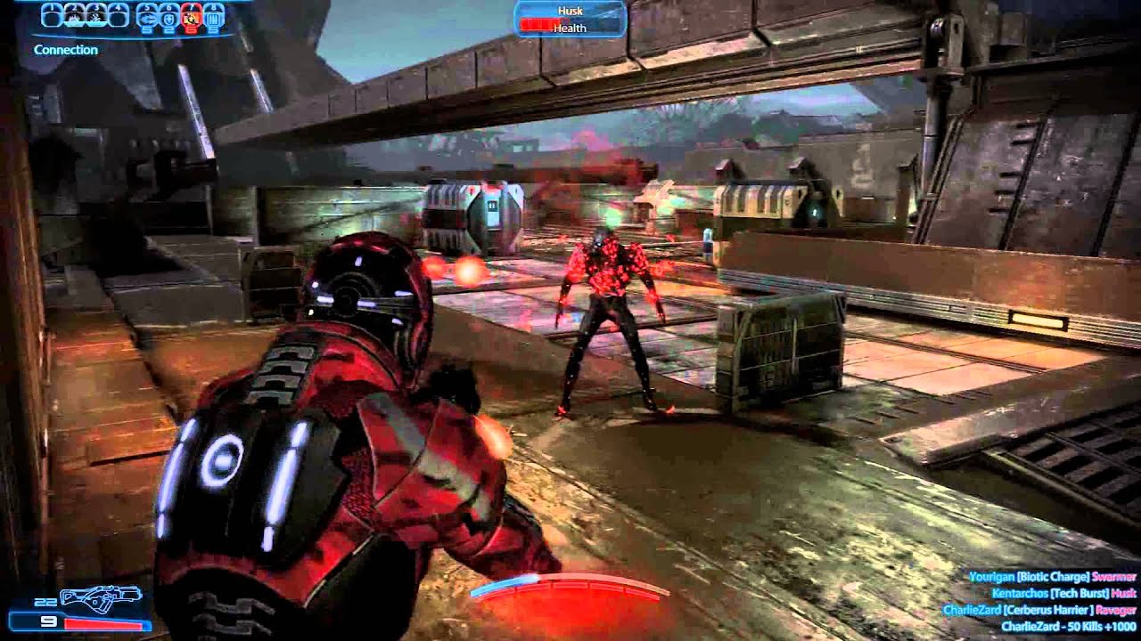 Mass Effect 3 Multiplayer #8, Human Engineer vs. Reapers (Gold), Fire Explosions!