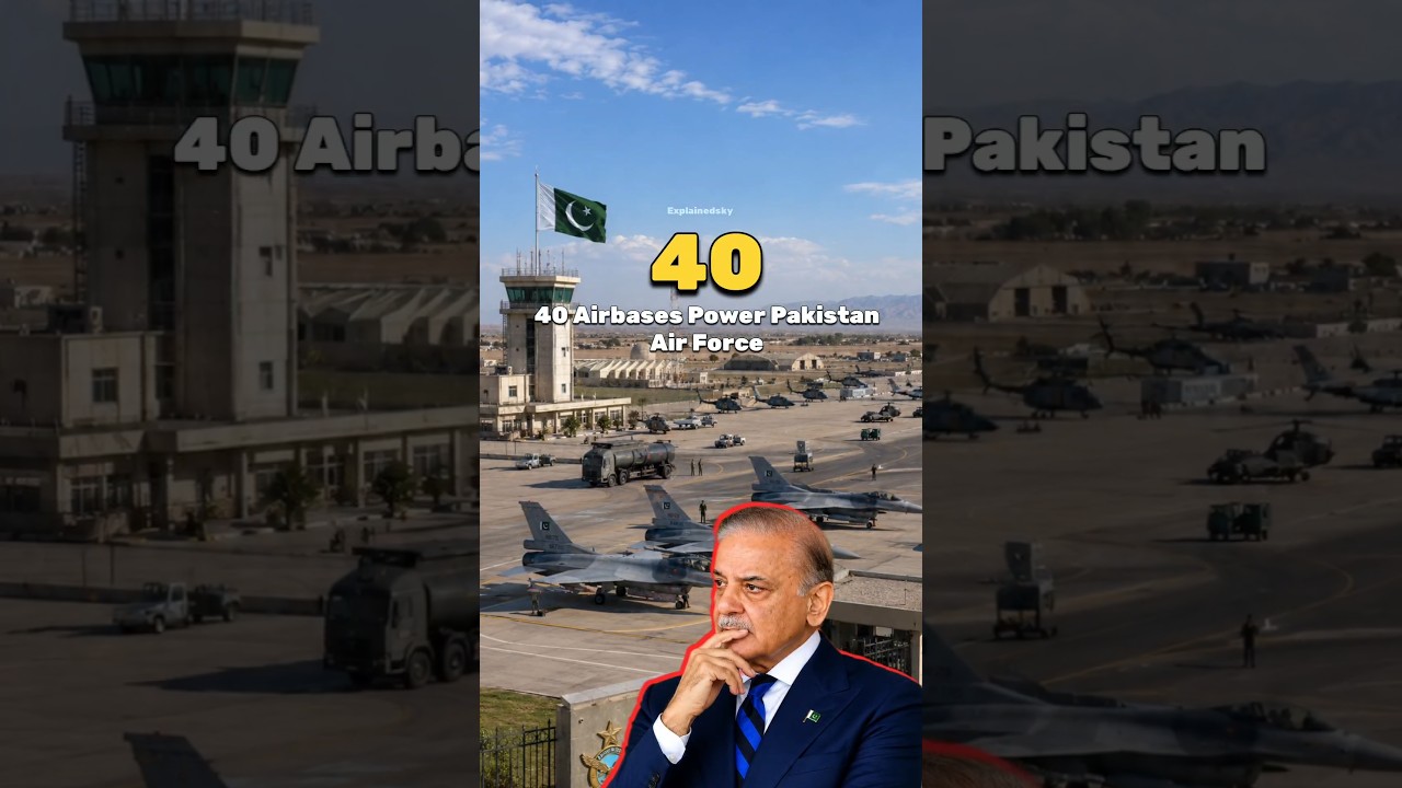 40 Airbases Power Pakistan Air Force