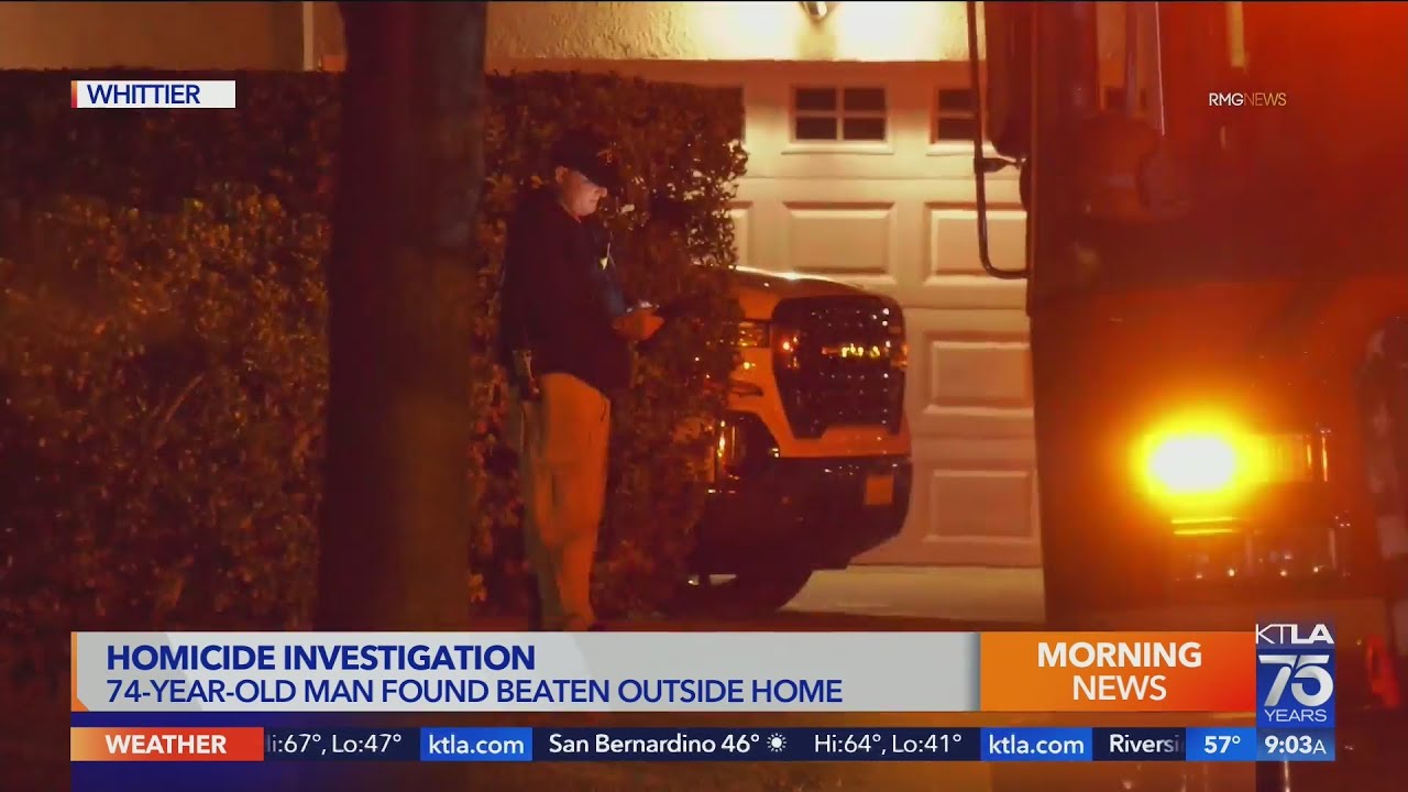Elderly man killed during neighbor dispute in Whittier