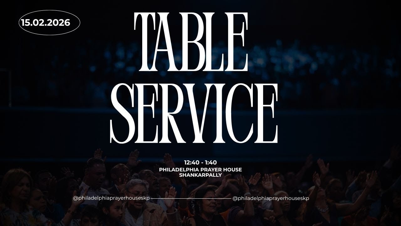 Sunday service | youth meeting| By Bro: John Paul | Philadelphia prayer house Shankarpally.