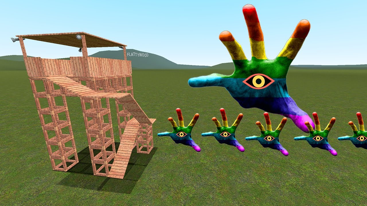 Scary Hand Vs Towers In Garry's Mod Part 2