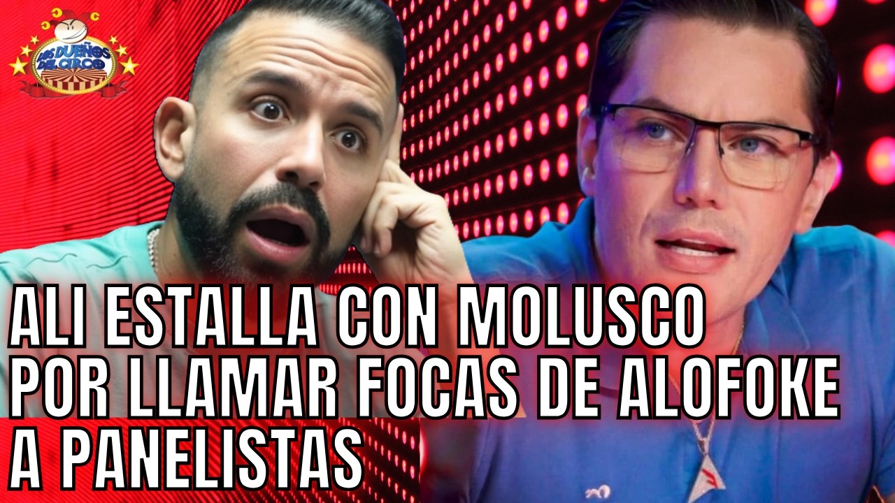 ALI EXPLOTA CONTRA MOLUSCO, POR LLAMARLOS FOCAS DE ALOFOKE A SUS PANELISTAS