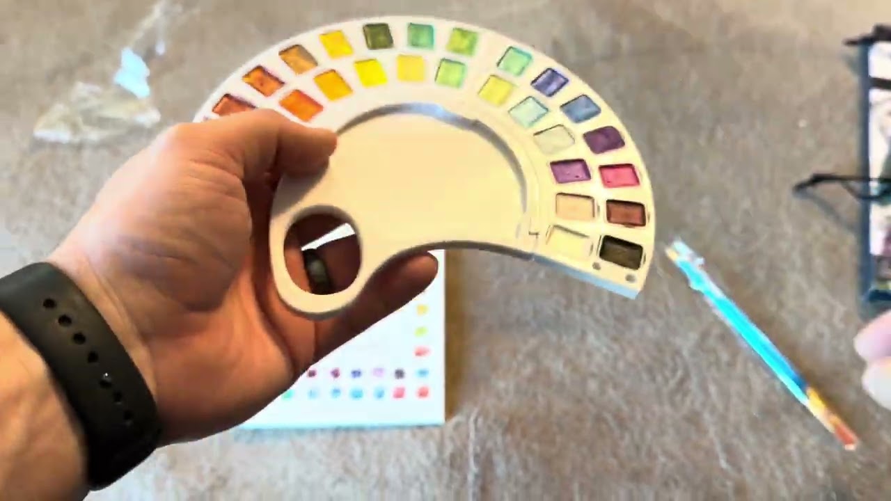 Measurements, Book Size, and Review of Dpdppl Watercolor Workbook and Paints