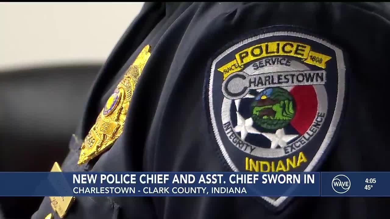 New police chief and assistant chief sworn in in Charlestown