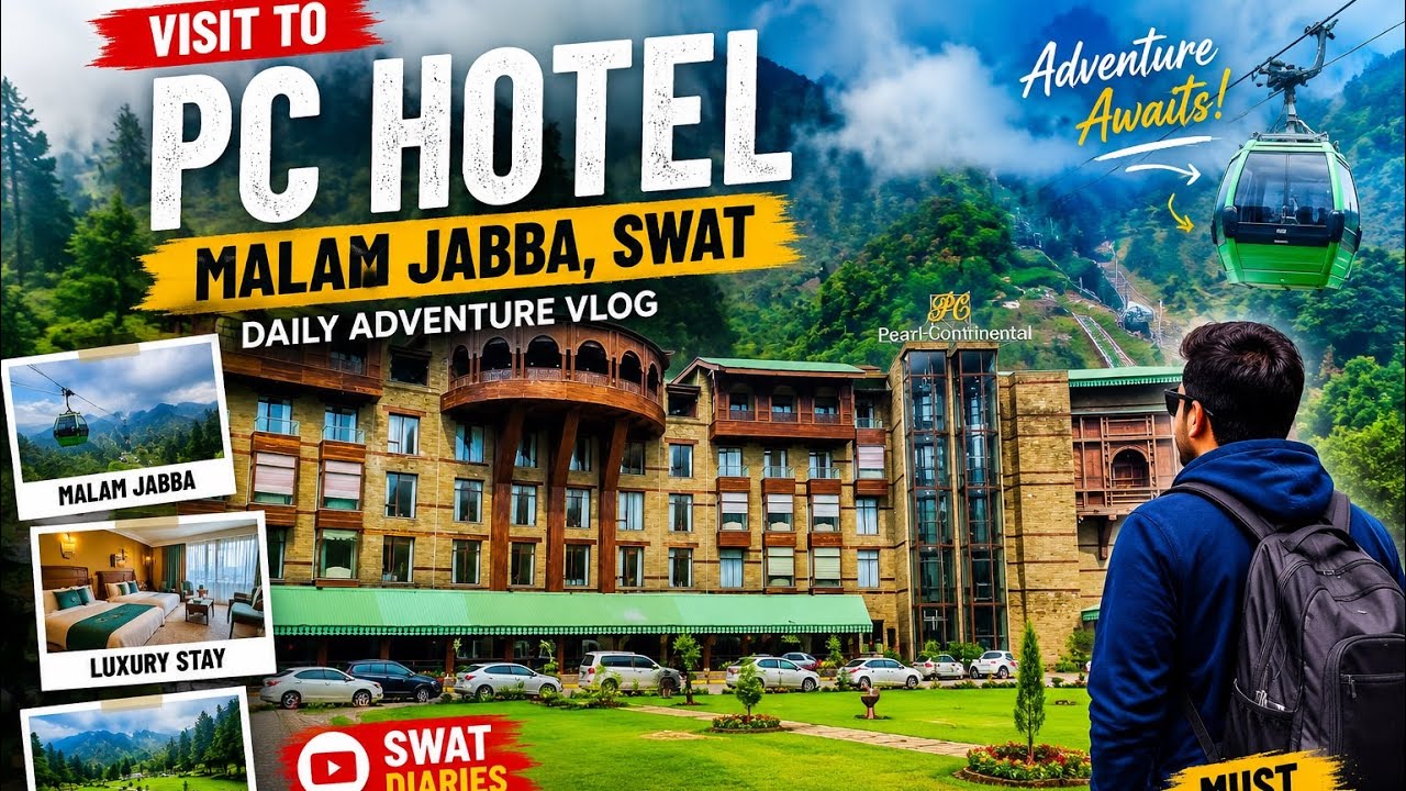 Pearl continental Hotel Malam Jabba Swat 😍| Luxury Stay in the Mountains |Again Daily Adventure Vlog