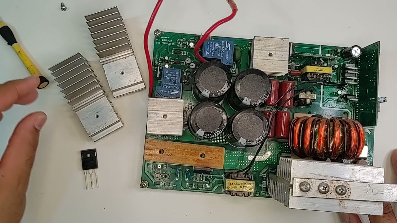 V8 Brasil - Maquina inversora de solda, conserto e teste.