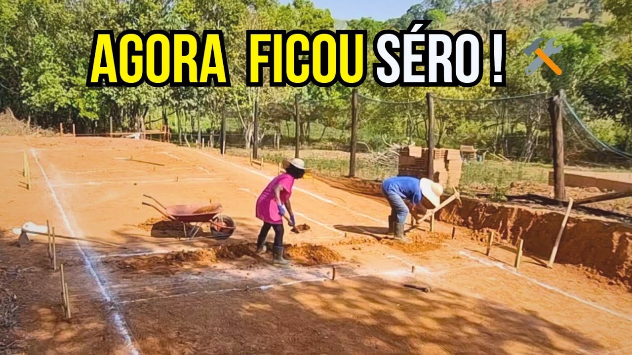 Sítio do ZERO: O Dia Mais Difícil da Obra — Escavação, Cano e Radier