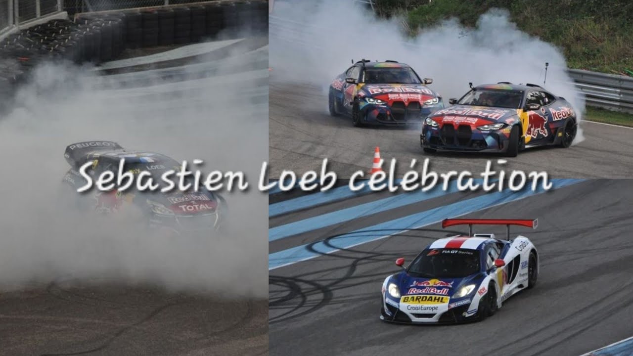 Sebastien Loeb célébration de son 50ème anniversaire, 208 WRX Red Bull Driftbrothers Bmw m4 drift...