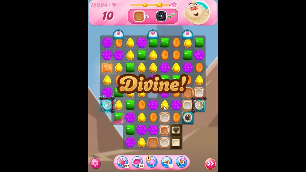 Candy Crush Saga Level 19604 - NO BOOSTERS | SKILLGAMING ✅