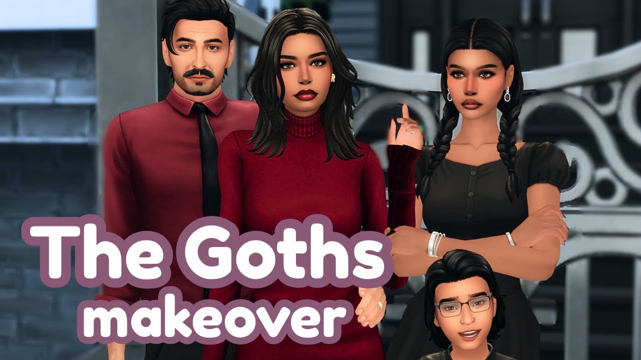 Giving the Goths a Makeover (CC links) - The Sims 4 CAS
