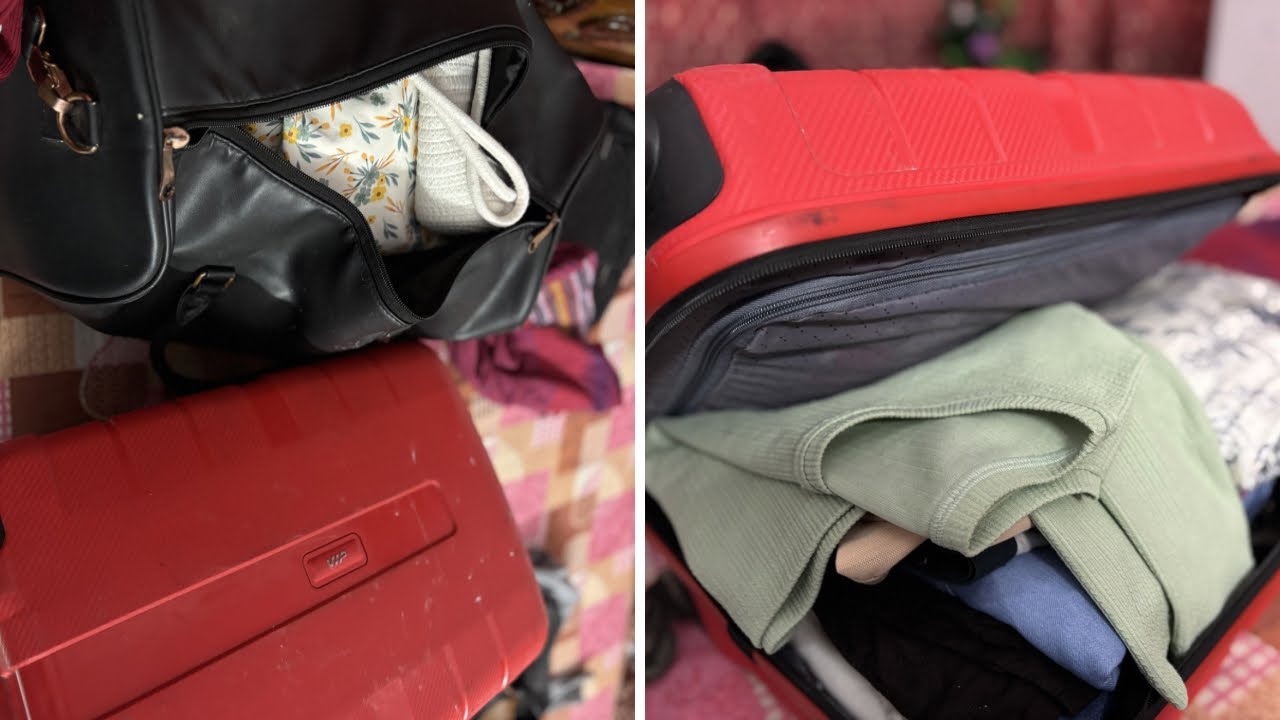 Bengali blog#￼ packing complete😊||শুধু ট্রেনে ওঠার অপেক্ষা #like #share #subscribemychannel ✨✨