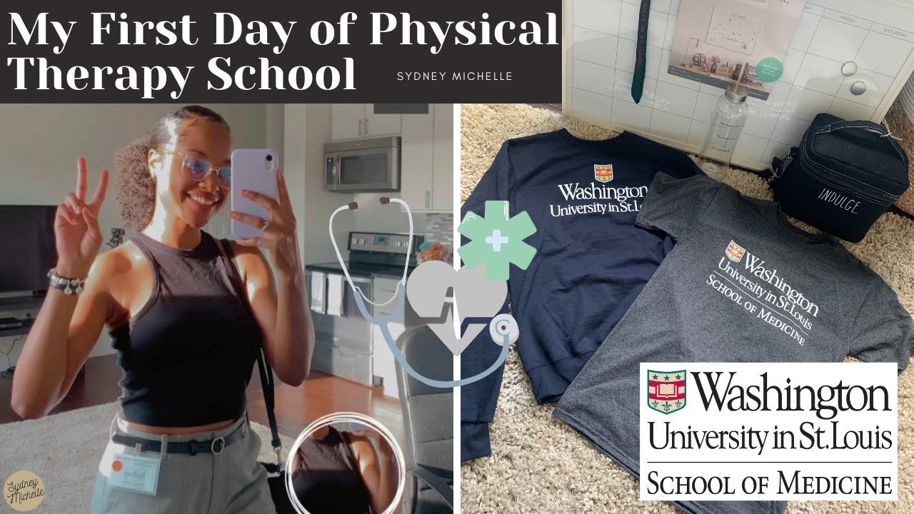 MY FIRST DAY OF PHYSICAL THERAPY (PT) SCHOOL! | Washington University in St.Louis
