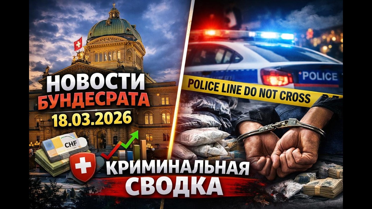 Новости Бундесрата, Швейцария — 18 Марта 2026 года. Криминальная хроника#новости #news
