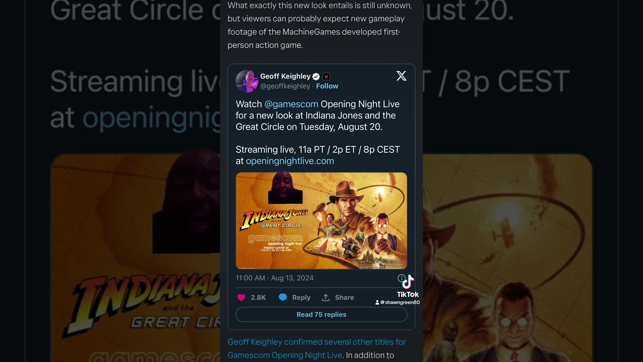 The date and time for gamescom ￼