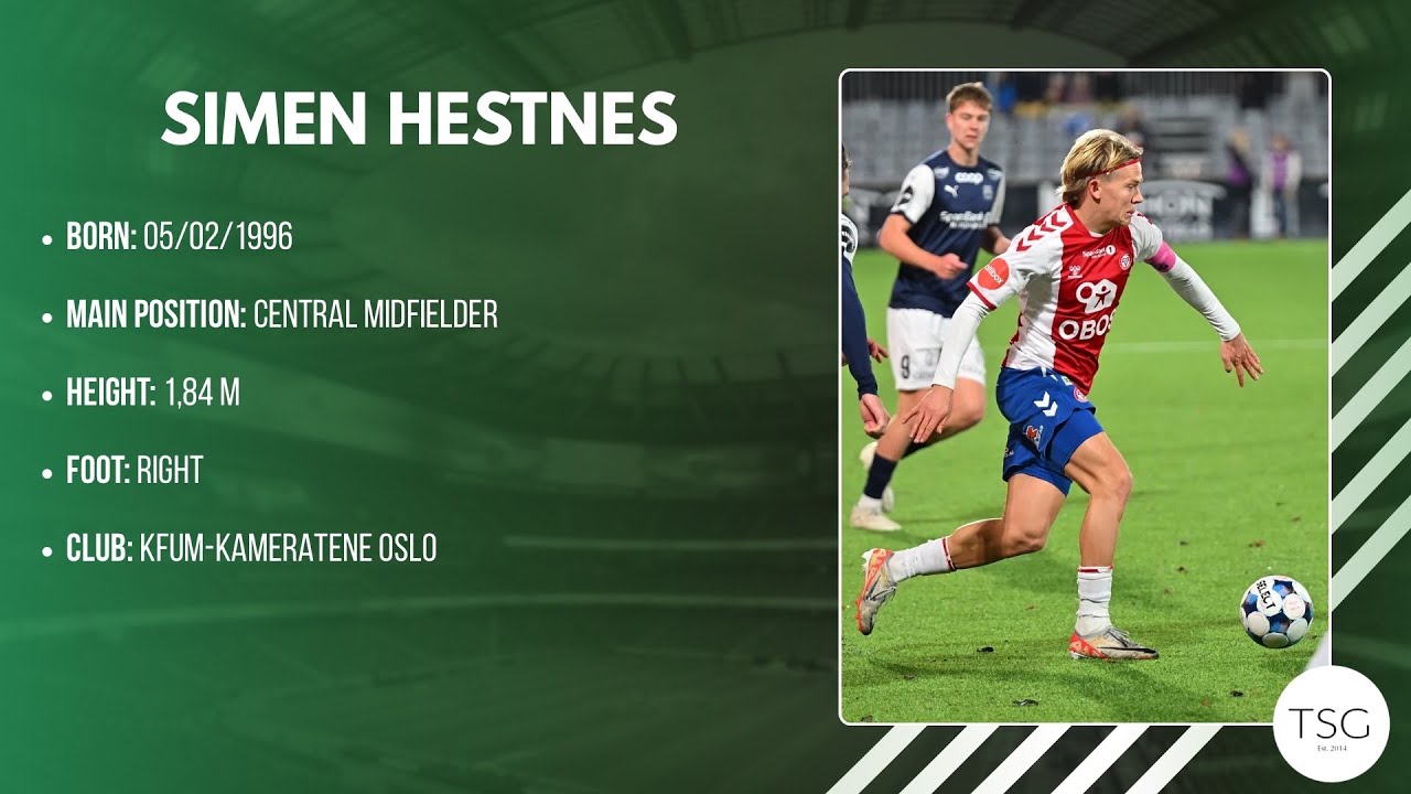 Simen Hestnes - 2025 Highlights - Central Midfielder - KFUM Oslo