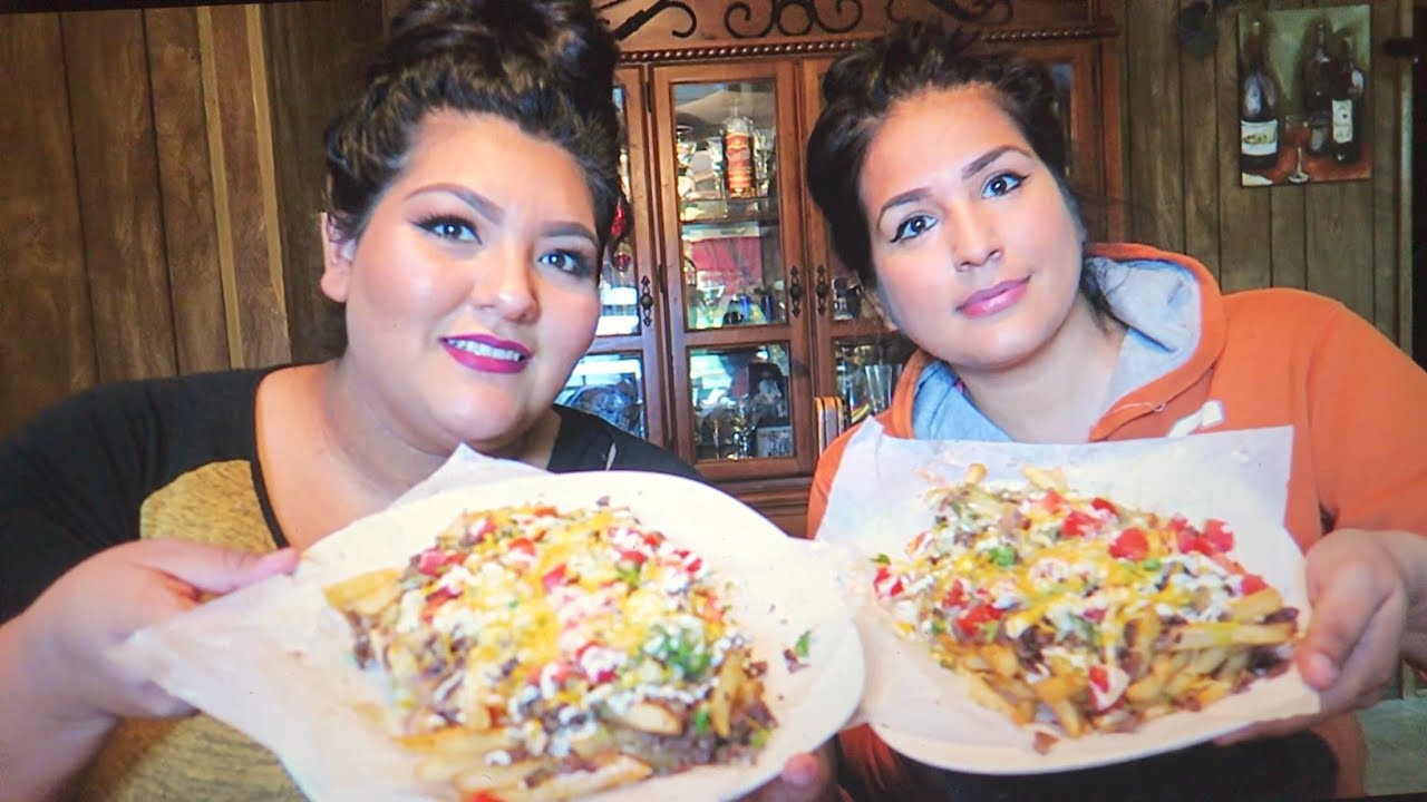 CARNE ASADA FRIES ! MUKBANG!