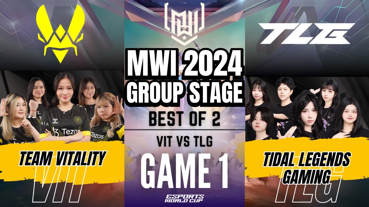 VIT VS TLG | TEAM VITALITY vs TIDAL LEGENDS GAIMING GAME 1 | MWI 2024 X EWC Group Stage | (ENG)