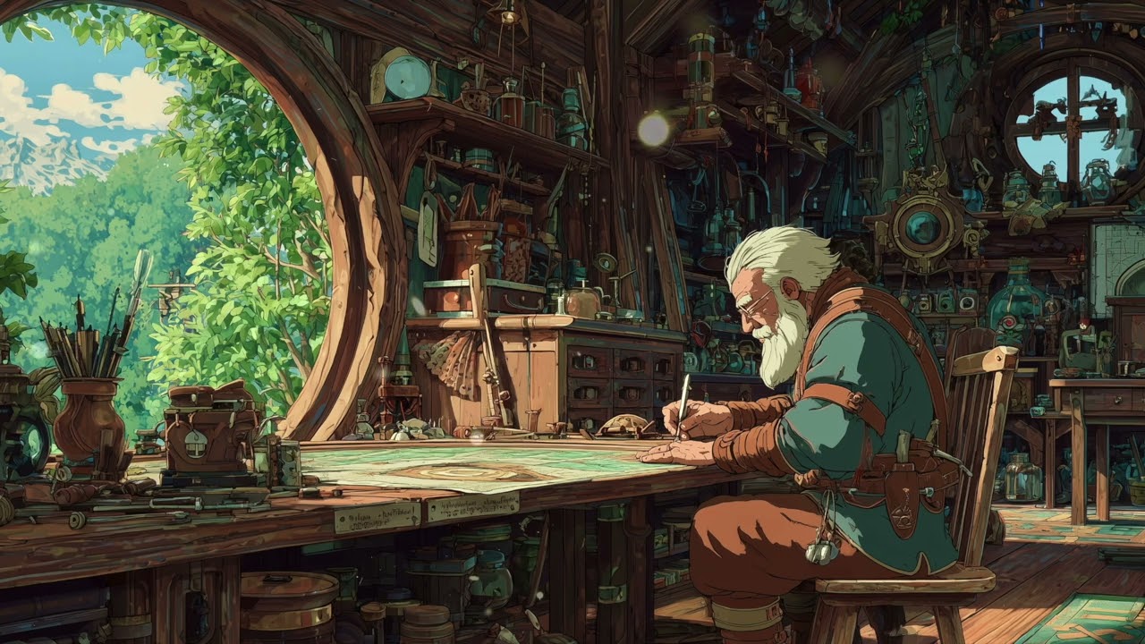 Woodland Fantasy Music for Study & Relaxation | Crafting in Silence