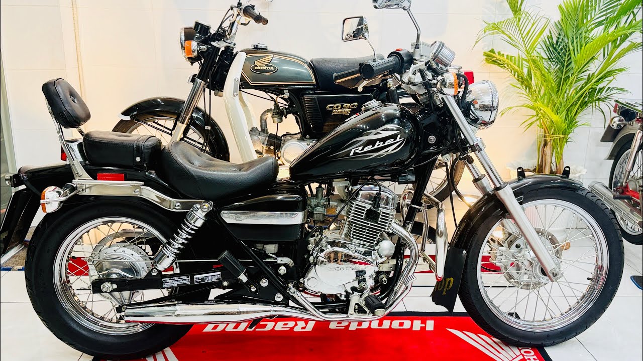 Moto Honda Rebel 125cc,JAPAN dòng xe nhập khẩu: đời cuối cùng 1998,Cực kỳ đẹp :chính chủ sang tên.