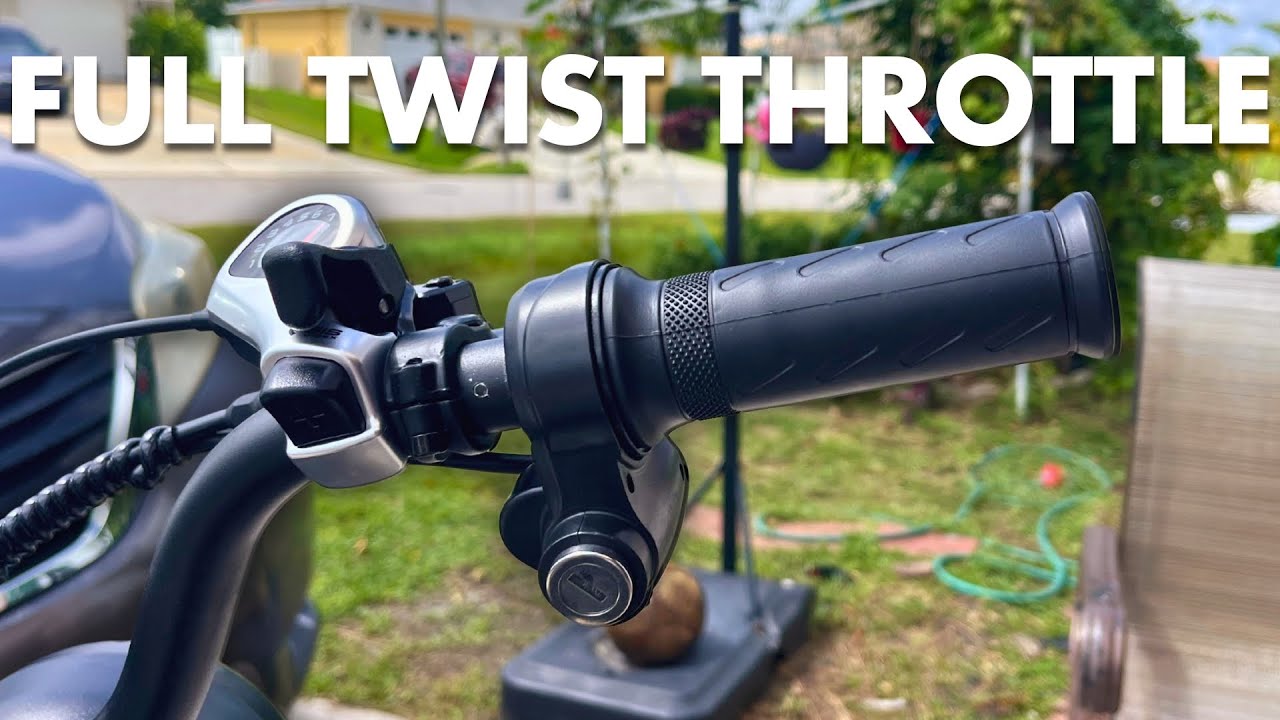 How to install a Full Twist Throttle on Ridstar Q20