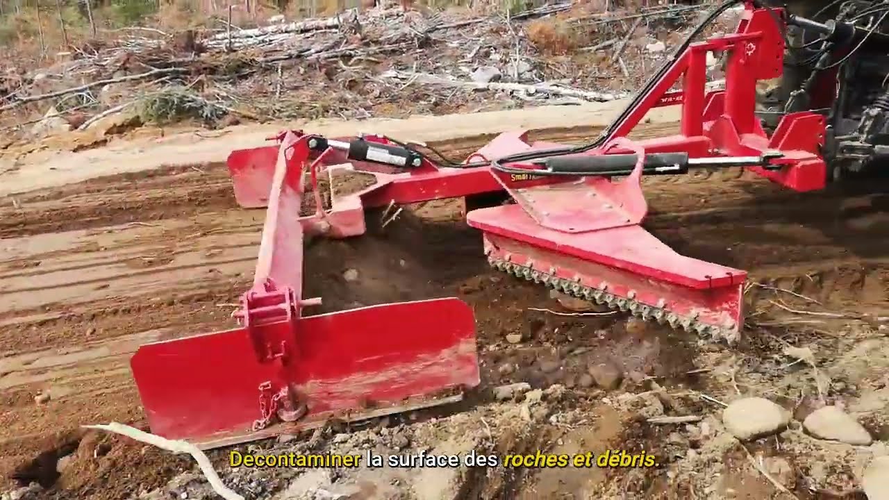 Niveleuse pour tracteur Wil-Be / Tractor grader Wil-Be