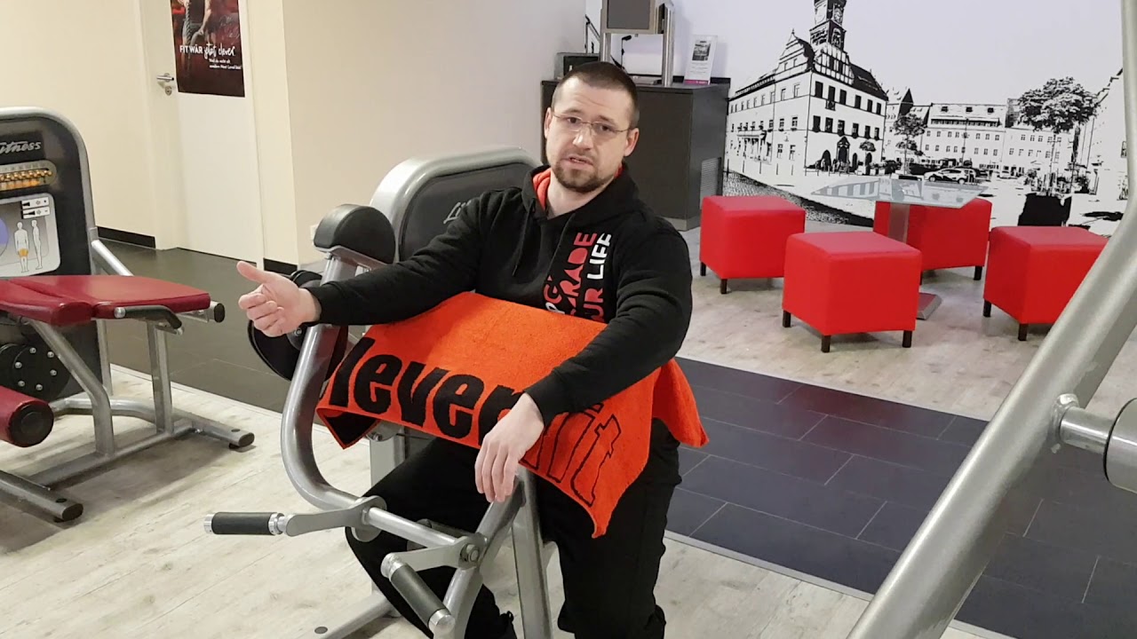 Zirkeltraining Ger&auml;t Nr. 9 ( Armbeuger/ Bizeps )
