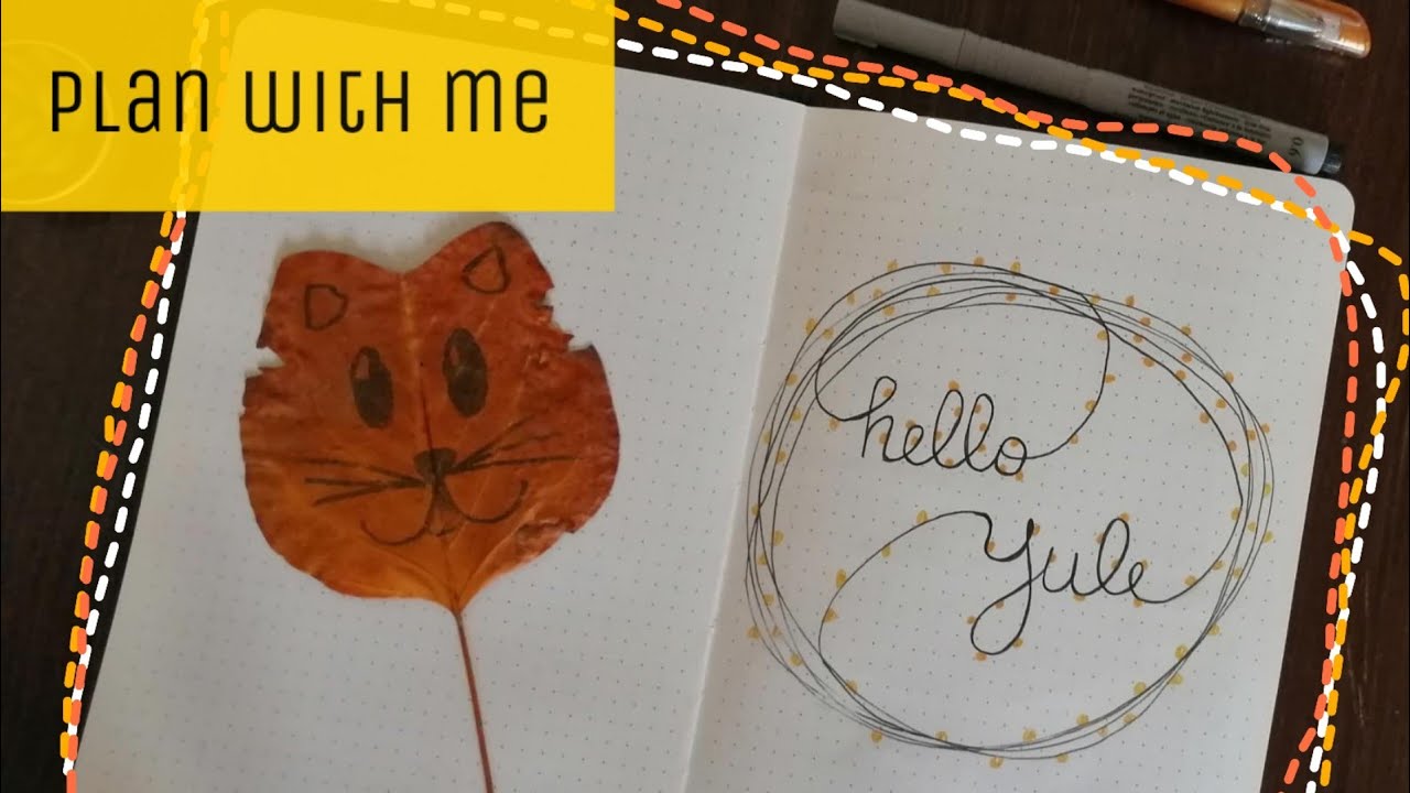 PLAN WITH ME || Yule 2018 bullet journal setup ❄️