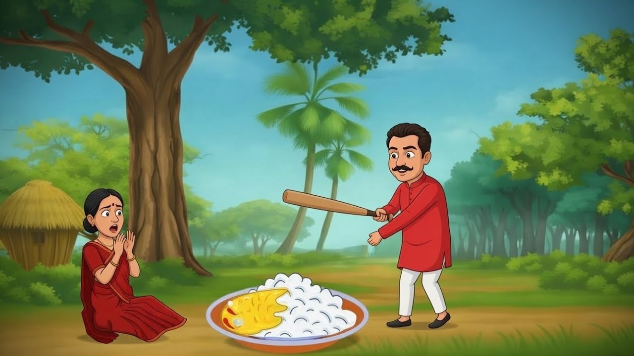 फुलमूनी रेन कंजूस जंवाई  |  Santhali Cartoon Video | Santhali Kahani 