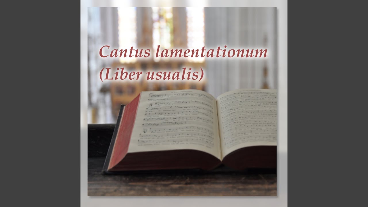 Feria V In coena Domini - Lectio III (Liber usualis) - JOD. Manum suam