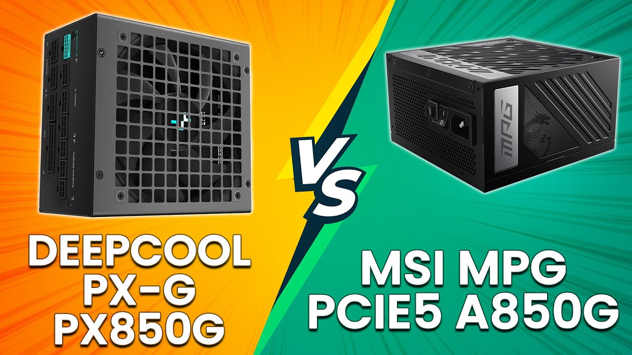 Deepcool PX850G vs MSI MPG PCIE5 A850G - Which Power Supply Is Better Option? (Which One Wins?)