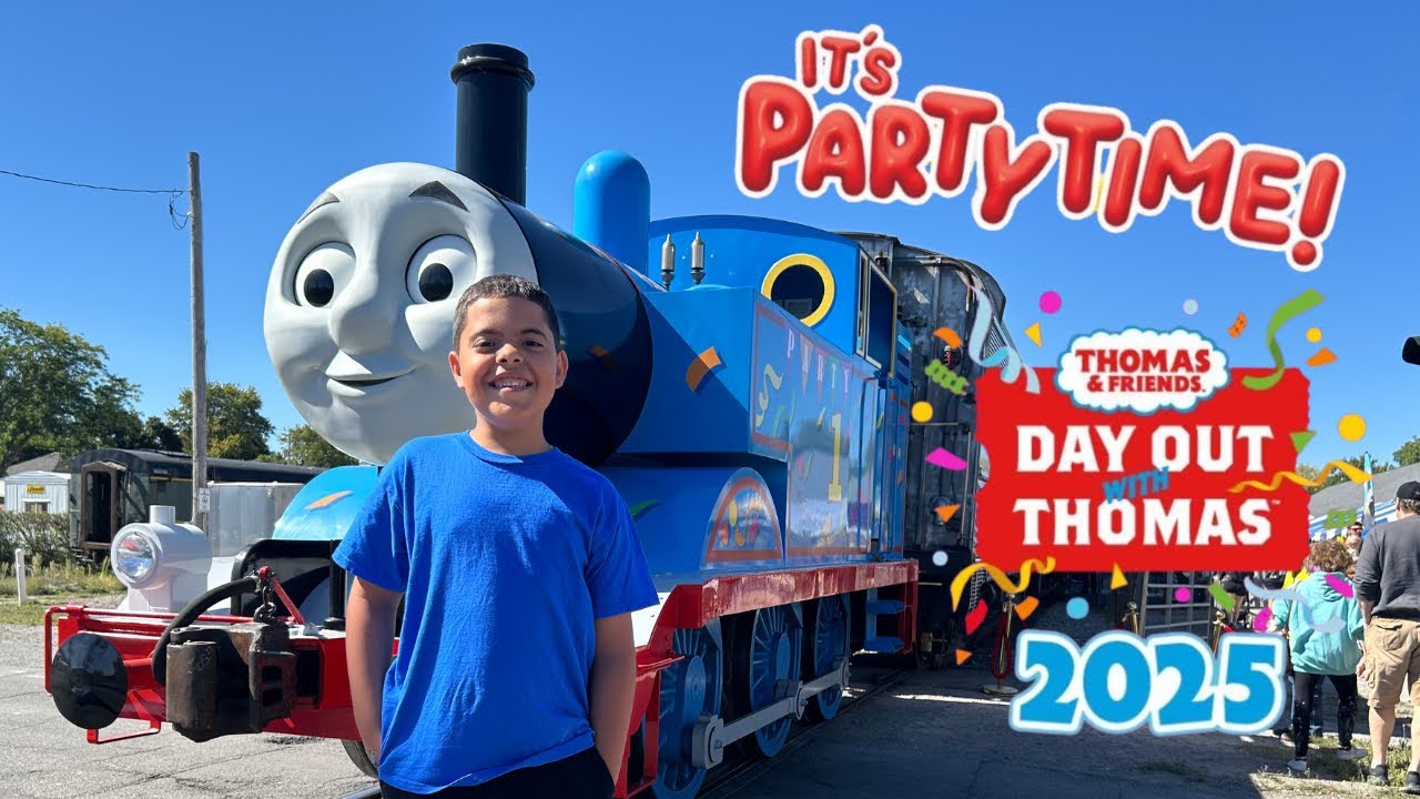 ВСЕ НА БОРТ!! ДЕНЬ С ТОМАСОМ 2025 ТУР FULL TRAIN RIDE THE PARTY | МЕДИНА, НЬЮ-ЙОРК #dayoutwiththomas