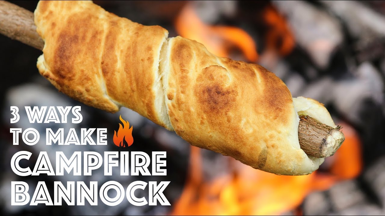 Campfire Bannock 3 Different Ways