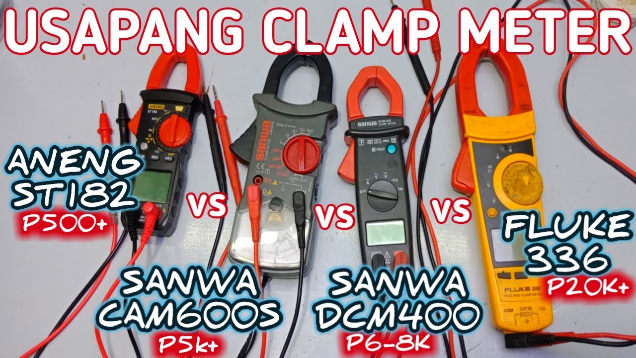 ALL ABOUT CLAMP METER REVIEW, TESTING AND COMPARISON || TAGALOG