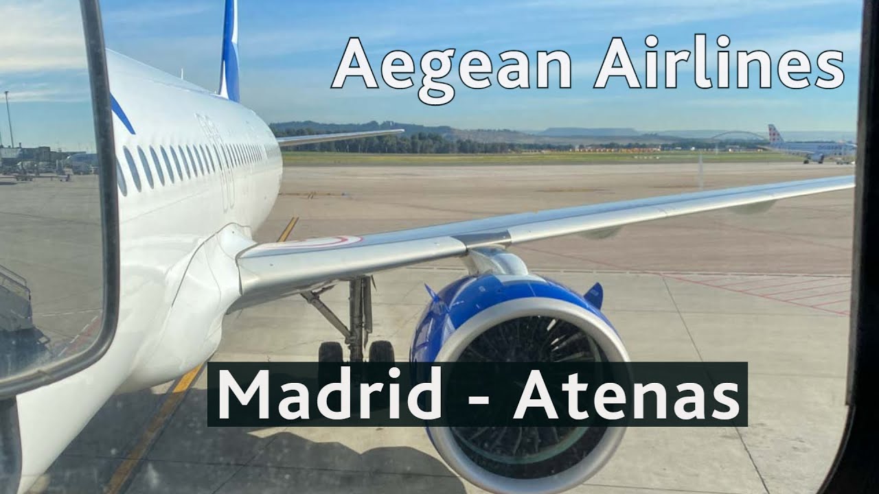 ✈️ Vuelo Madrid (España) a Atenas (Grecia) con Aegean Airlines, mejor aerolínea regional de Europa