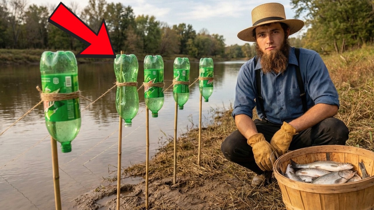 How Amish Fishermen Catch Hundreds of Fish Without a Rod, Reel, or Net