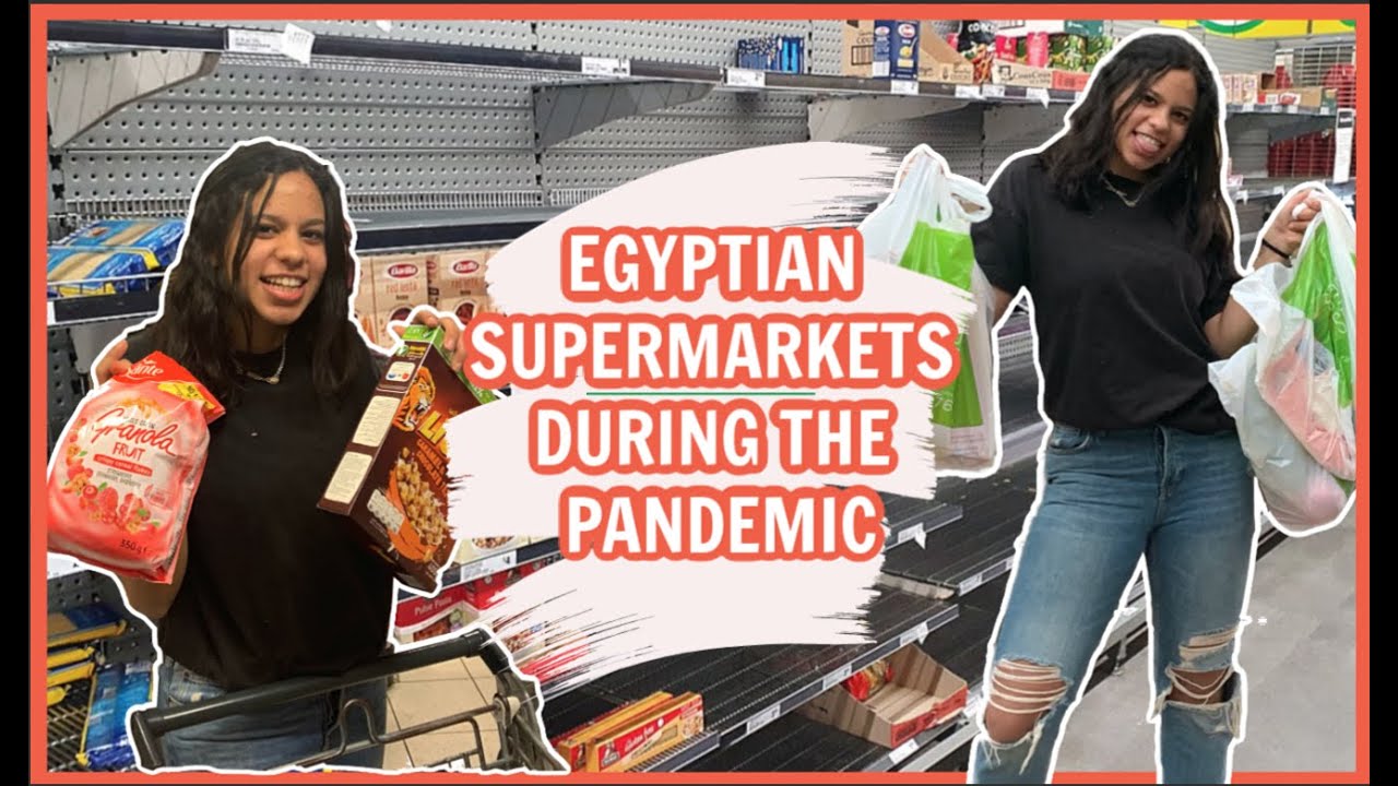 FIRST TIME GOING TO THE SUPERMARKET IN EGYPT DURING THE PANDEMIC | Tamara Ahmed