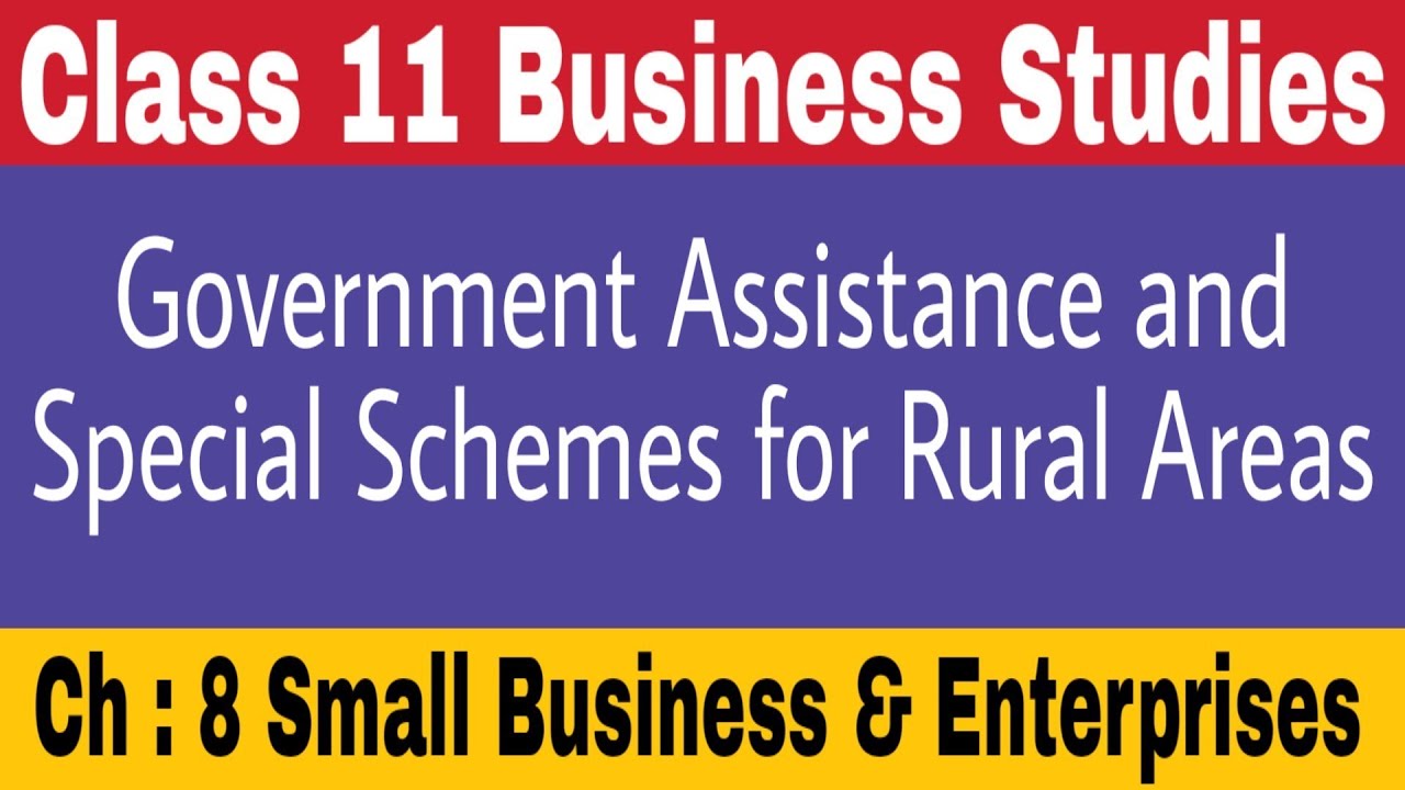#70, Government Assistance and Special Schemes for Industries in Rural, Backwards & Hilly Areas ||