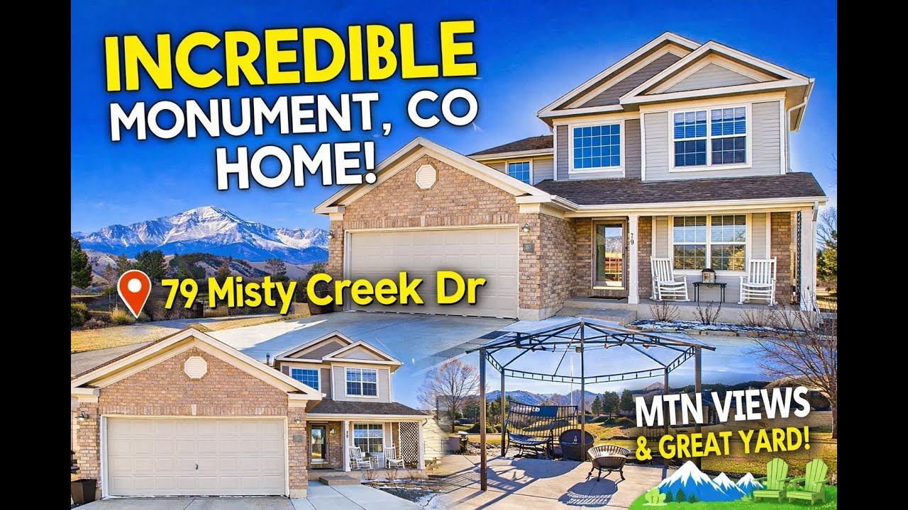 Inside a Beautifully Updated Home with Pikes Peak Views!