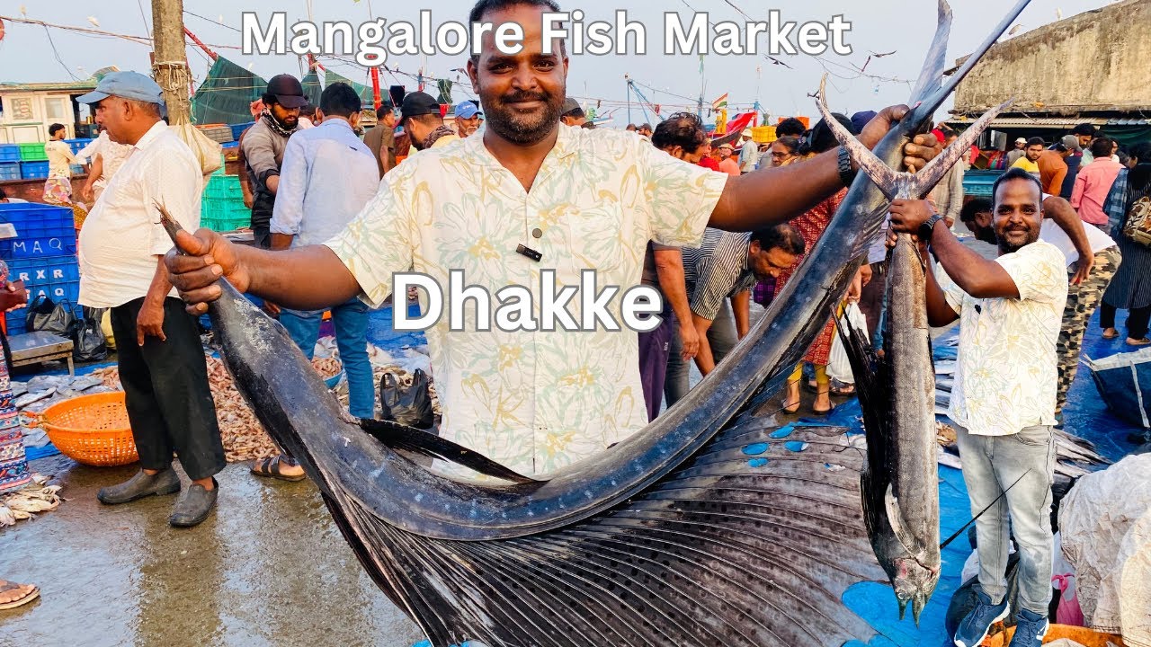 Mangalore Fish Market..! Dhakke Fish Market... Bunder Mangalore...!