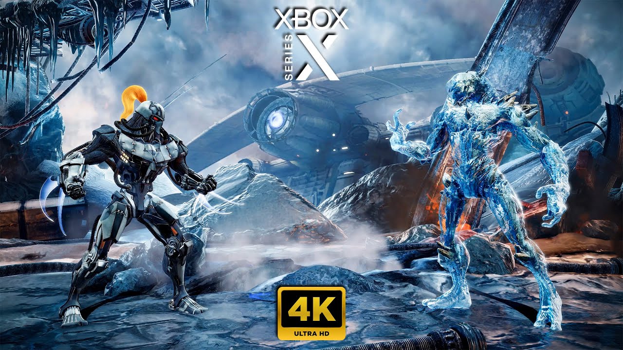 Killer Instinct (Xbox Series X) Fulgore vs Glacius | 4K 60FPS HDR Cinematic Showcase