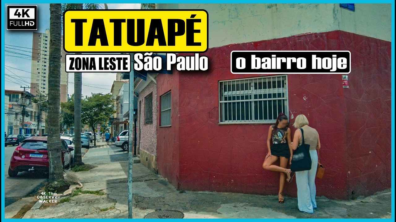 [4K] O tradicional bairro Tatuap&eacute; est&aacute; assim hoje em dia #saopauloape #saopaulowalkingtour #sampa