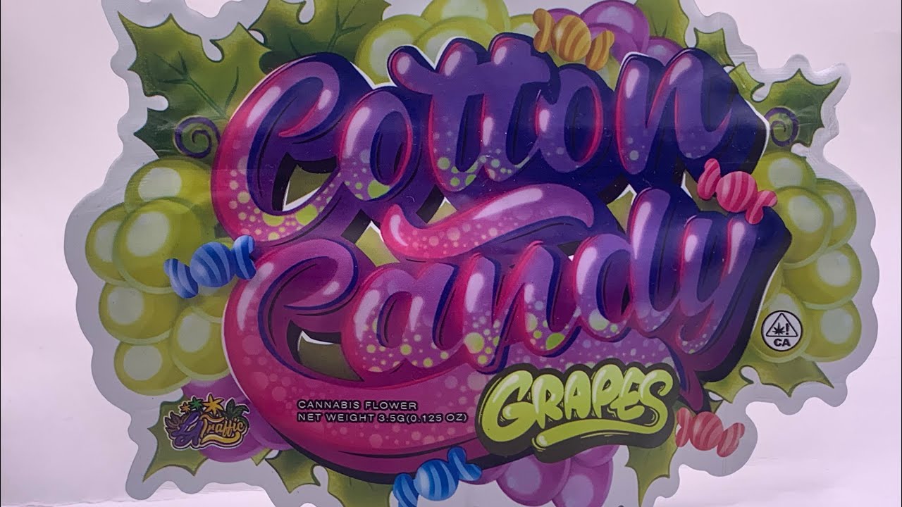 COTTON CANDY GRAPES By LA Traffic STRAIN REVIEW