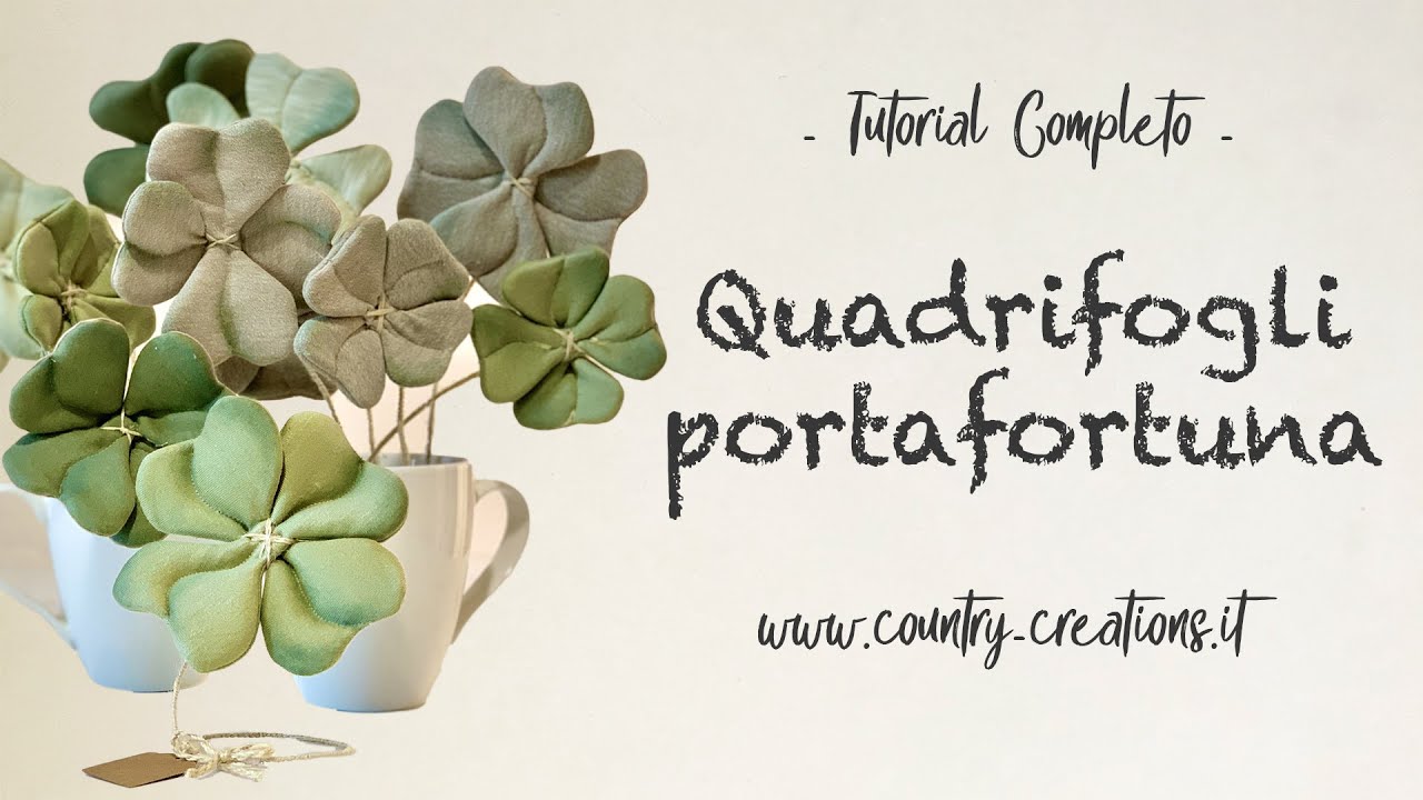 🍀 Quadrifogli portafortuna 🍀