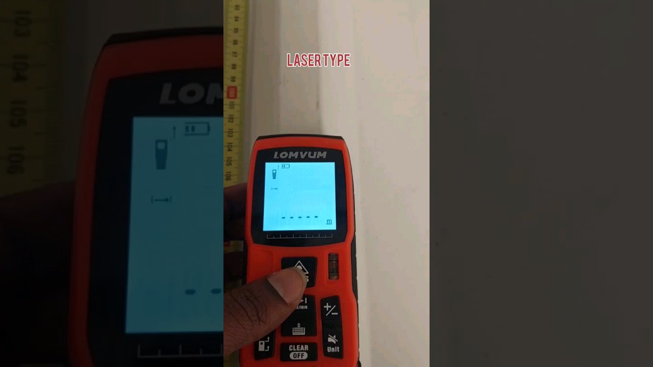 Lomvum Laser type measurement tape high performance distance meter